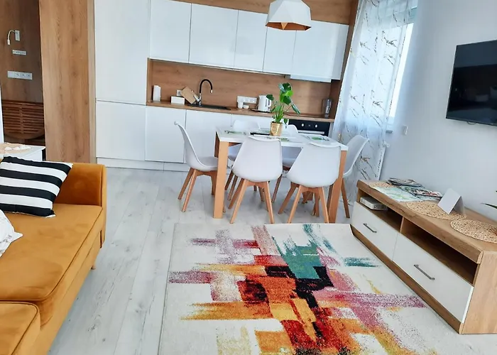 Apartament Amber Comfort Z Prywatnym Miejscem Parkingowym